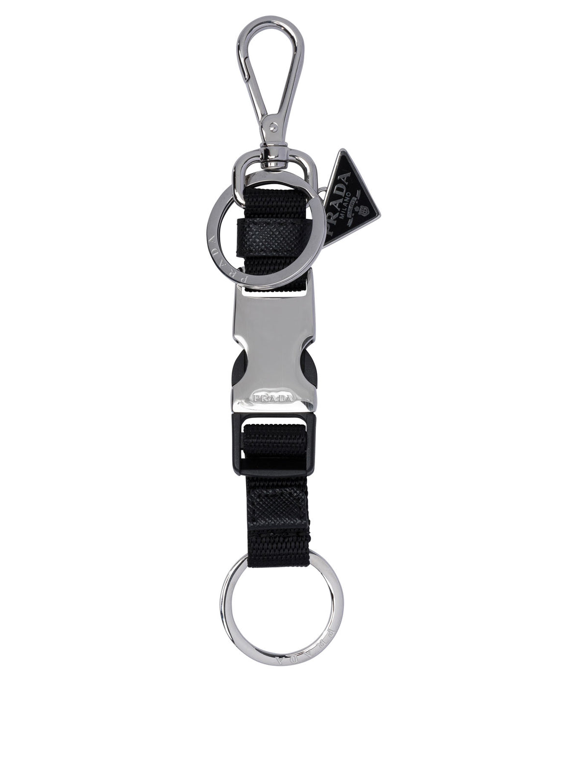 Prada Keychain with buckle - Black