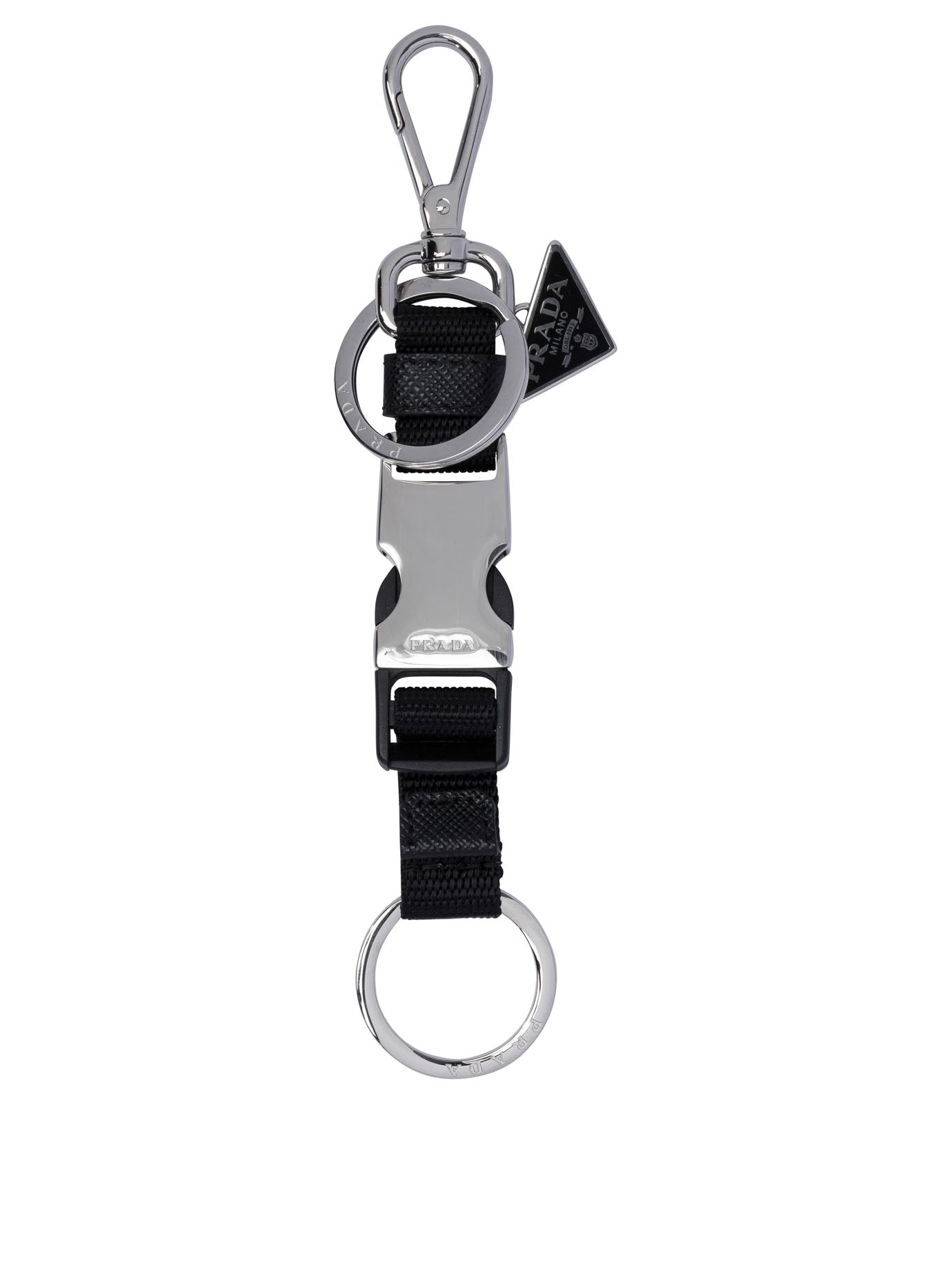 Prada Keychain with buckle - Black