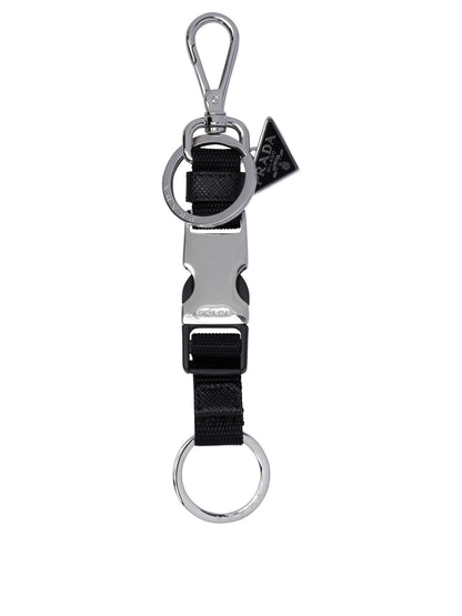 Prada Keychain with buckle - Black