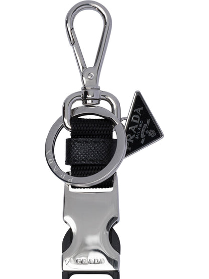 Prada Keychain with buckle - Black