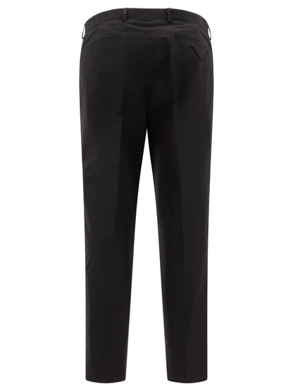 Prada Technical cotton trousers - Black