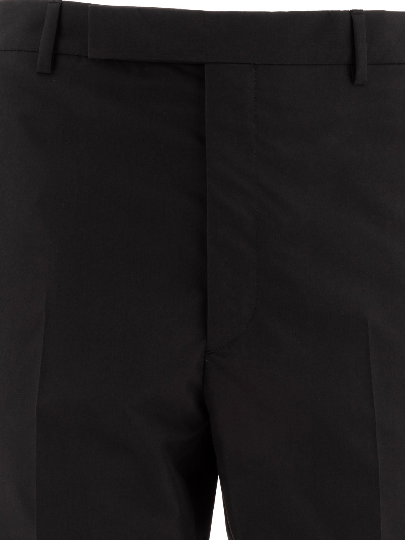 Prada Technical cotton trousers - Black