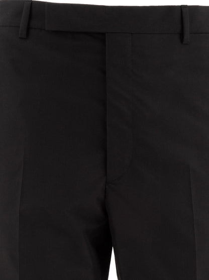 Prada Technical cotton trousers - Black