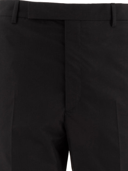 Prada Technical cotton trousers - Black