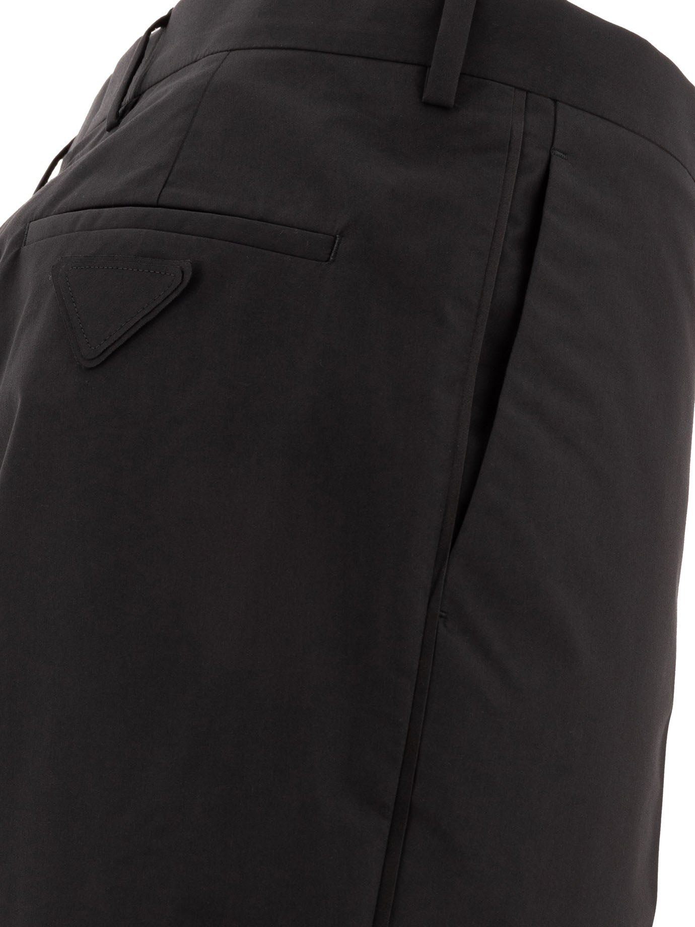 Prada Technical cotton trousers - Black