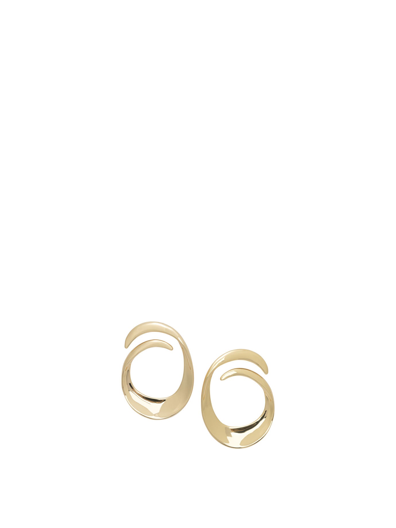 Self-Portrait Spiral earrings - Gold