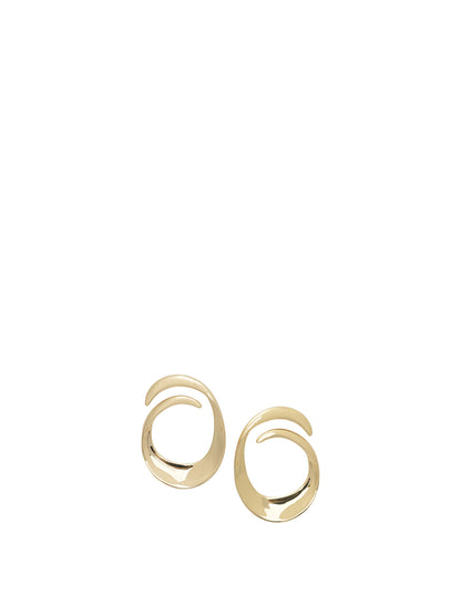 Self-Portrait Spiral earrings - Gold