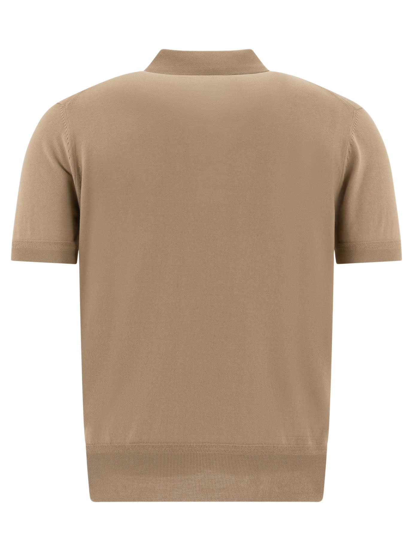 Tom Ford Cashmere and silk polo shirt - Beige