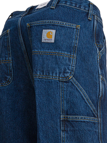 Carhartt Wip Short "Double Knee" - Blue