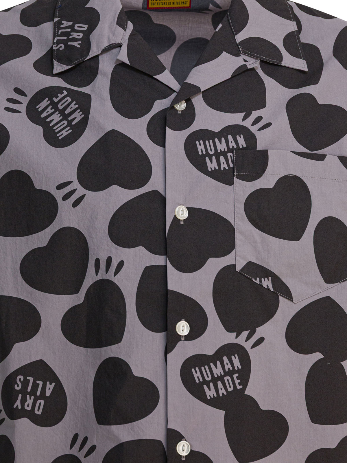 Human Made "Heart Vacation" shirt - Grey