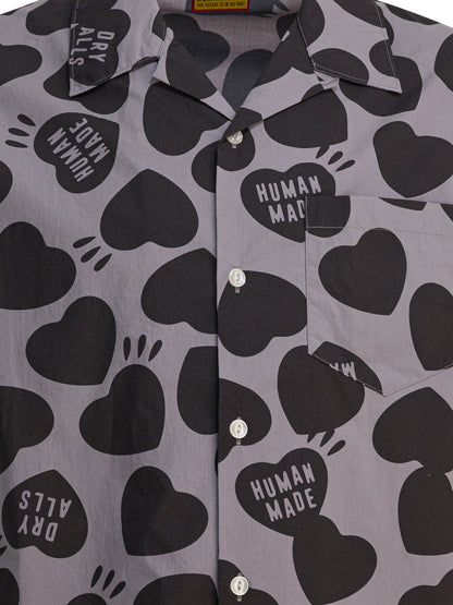 Human Made "Heart Vacation" shirt - Grey