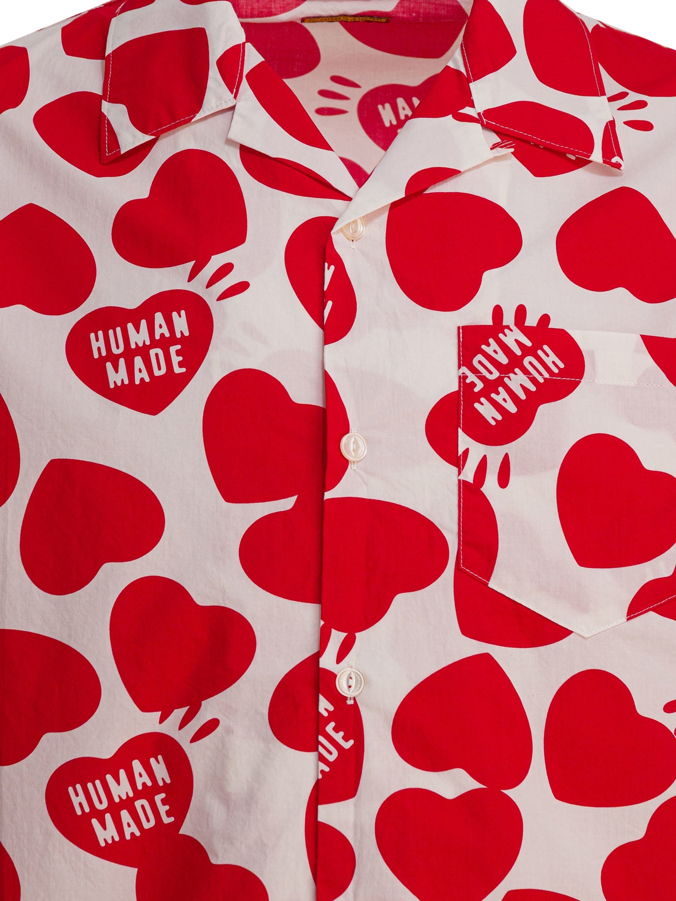 Human Made "Heart Vacation" shirt - White