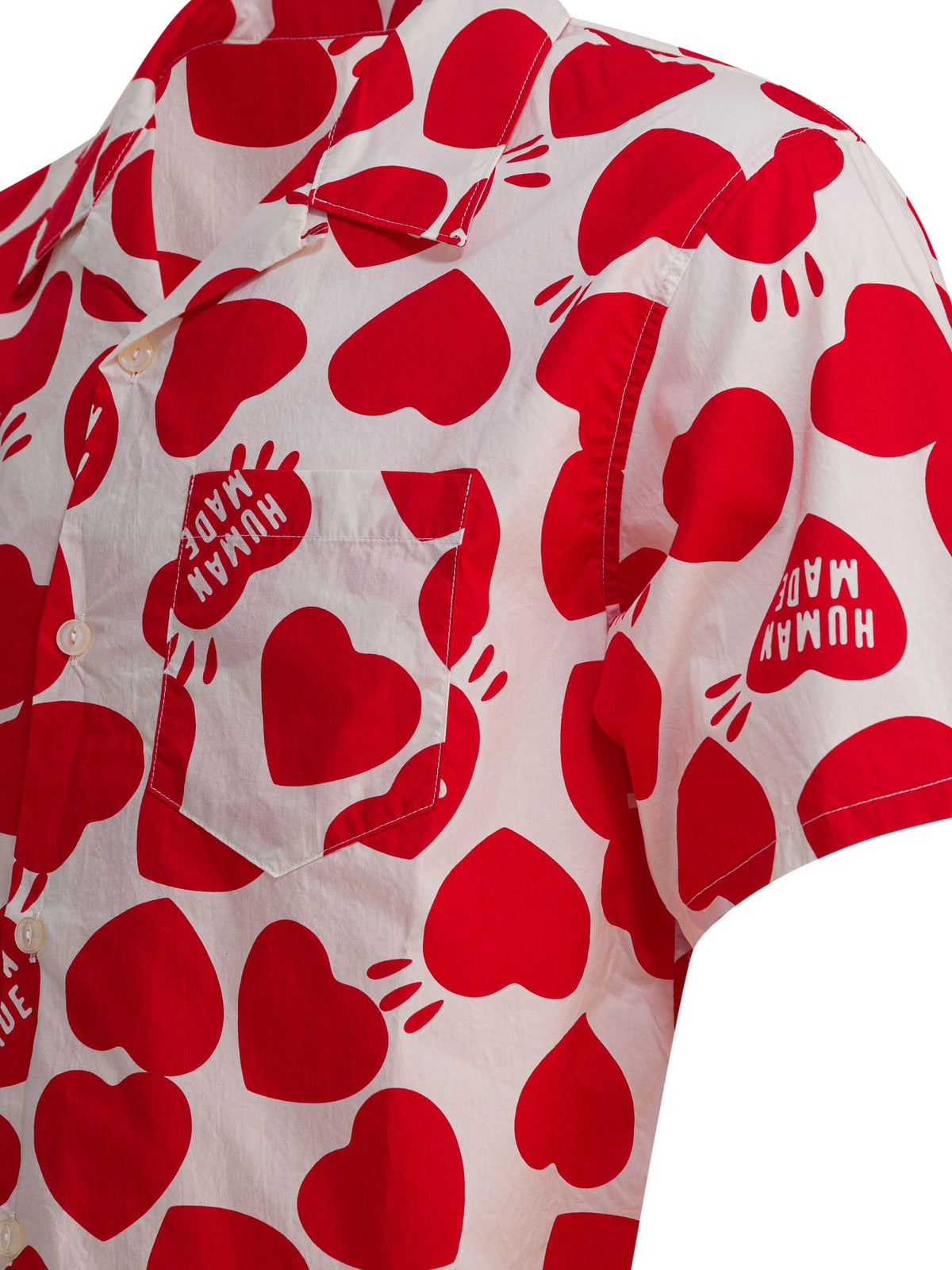 Human Made "Heart Vacation" shirt - White