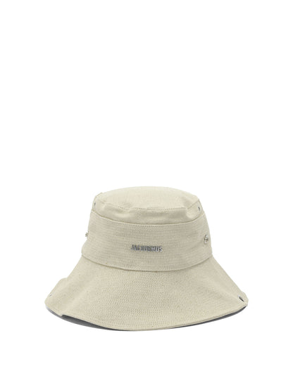 Jacquemus "De-Nîmes" bucket hat - White
