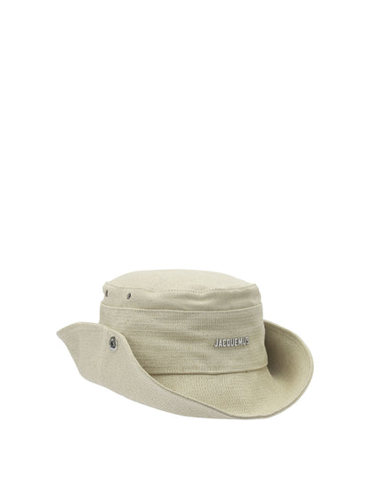 Jacquemus "De-Nîmes" bucket hat - White