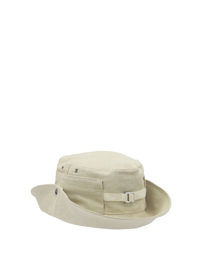 Jacquemus "De-Nîmes" bucket hat - White