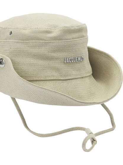 Jacquemus "De-Nîmes" bucket hat - White