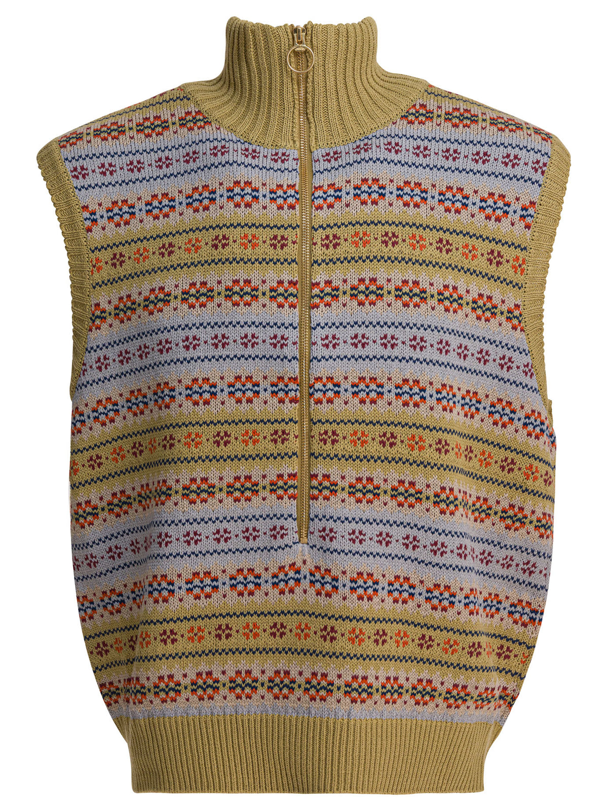 Kapital "Fair Isle" Vest - Beige