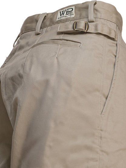Kapital "ZOOT Chino Westpoint" trousers - Beige