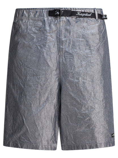 Kapital "12oz" shorts - Silver