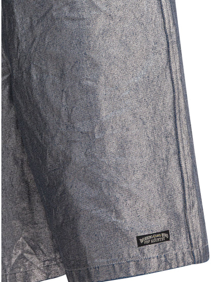Kapital "12oz" shorts - Silver