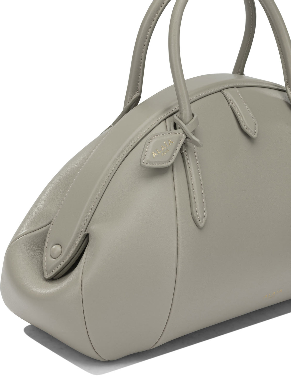 AlaïA "Purse Top Handle" Medium Handbag - Beige