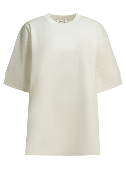 AlaïA Crew-neck T-shirt - White