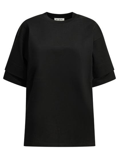 AlaïA Crew-neck T-shirt - Black