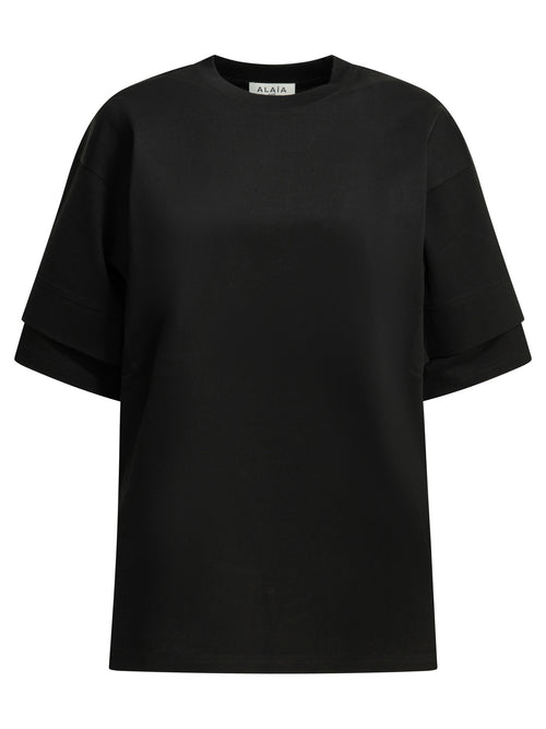AlaïA Crew-neck T-shirt - Black