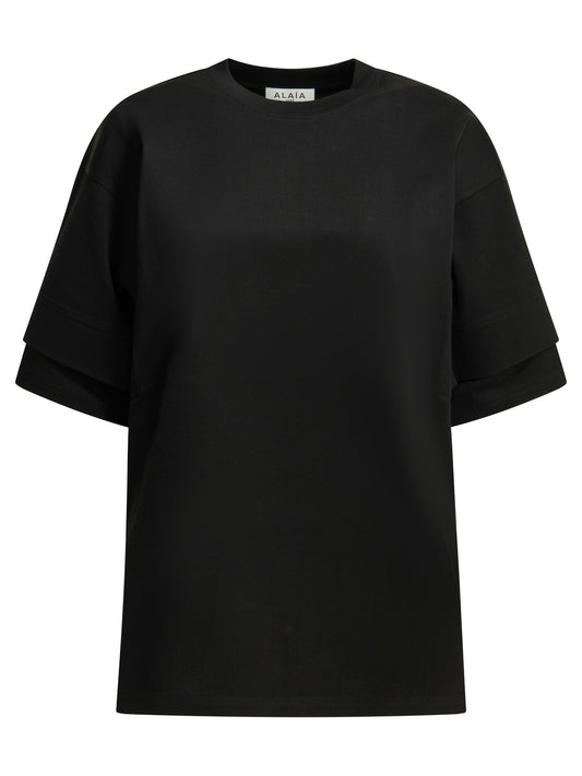 AlaïA Crew-neck T-shirt - Black