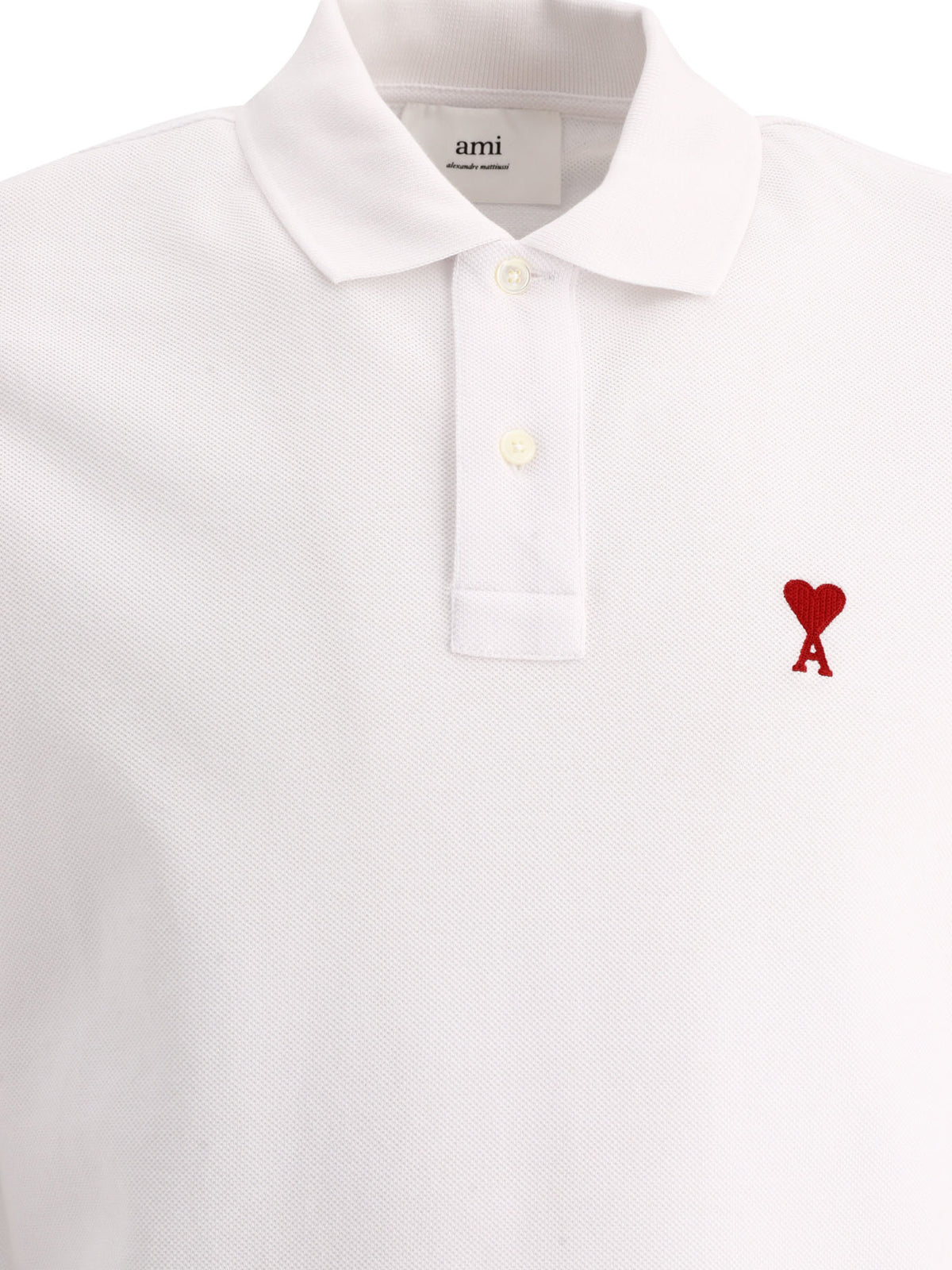 Ami Paris Polo shirt "Ami de Coeur" - White