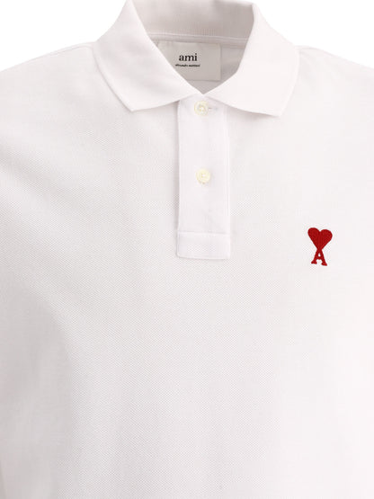 Ami Paris Polo shirt "Ami de Coeur" - White