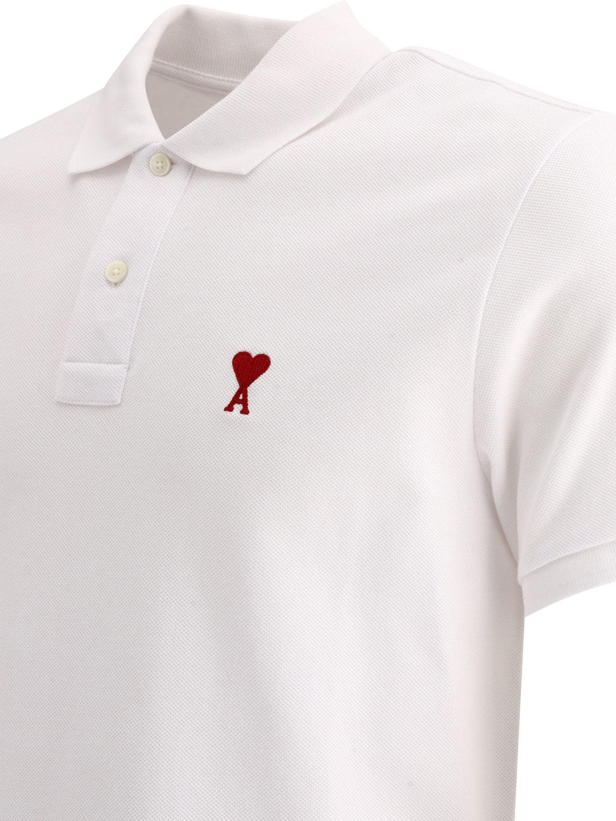 Ami Paris Polo shirt "Ami de Coeur" - White