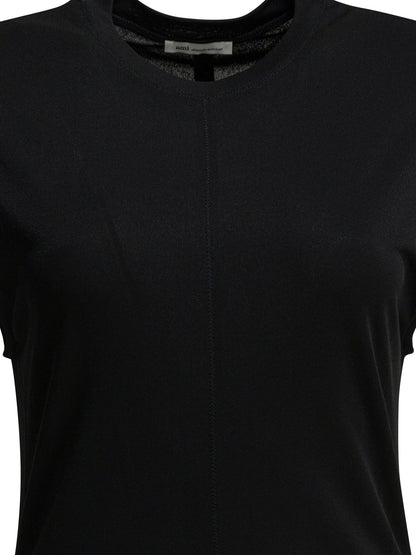Ami Paris Long sheath dress - Black