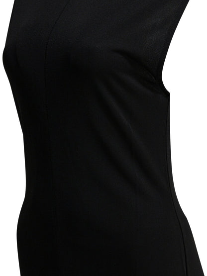 Ami Paris Long sheath dress - Black