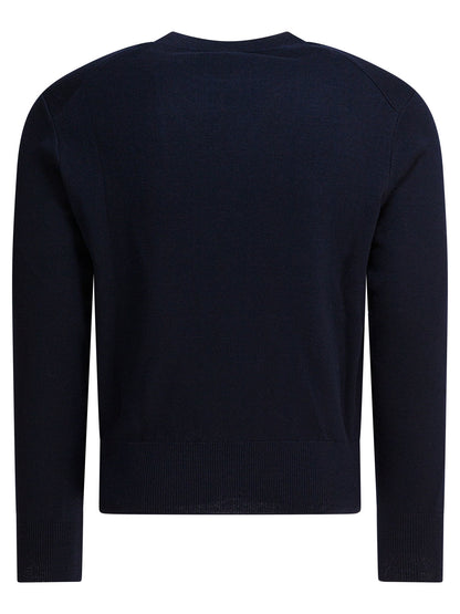 Ami Paris Wool crewneck sweater - Blue