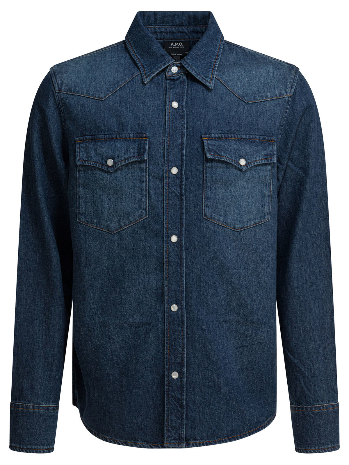 A.P.C. Western denim shirt - Blue