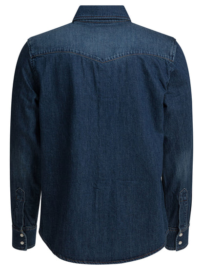 A.P.C. Western denim shirt - Blue