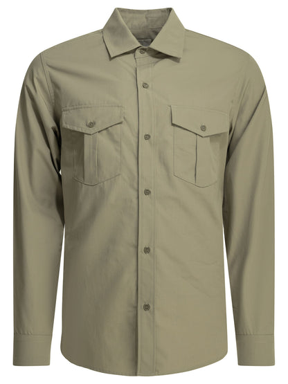 A.P.C. "Warren" casual shirt - Green