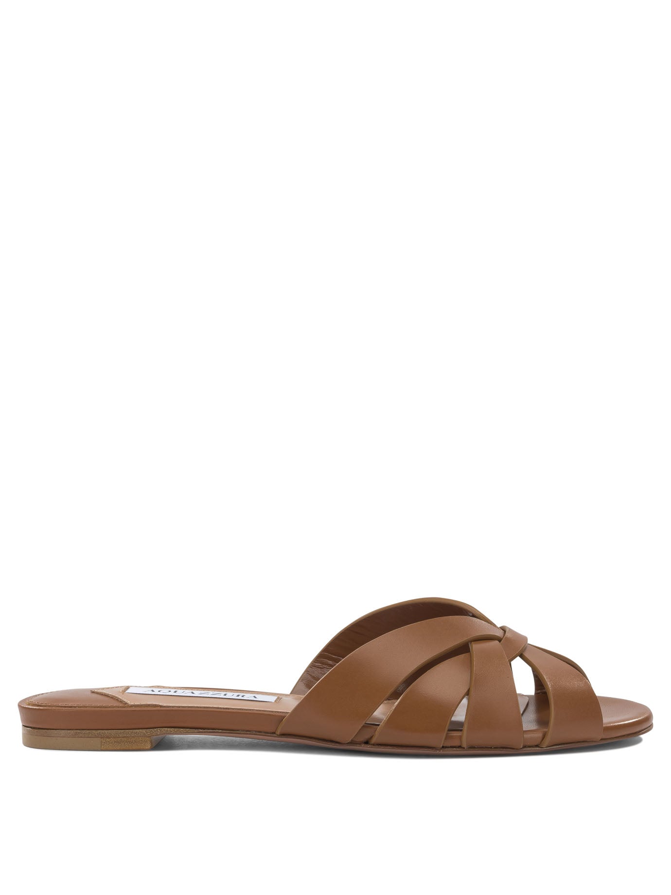 Aquazzura "Copacabana" Slide - Brown