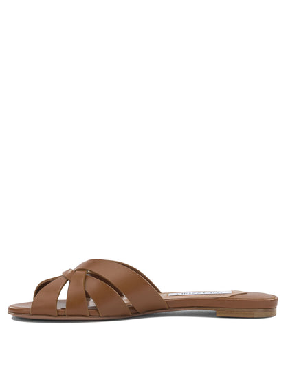 Aquazzura "Copacabana" Slide - Brown