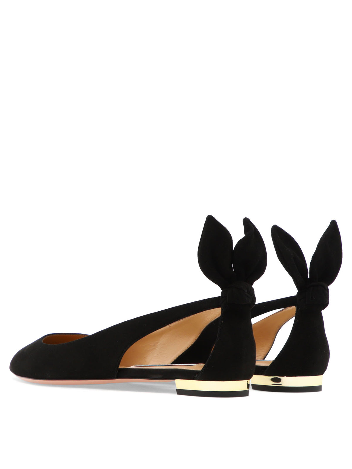 Aquazzura "Bow Tie Ballet" bellet flats - Black