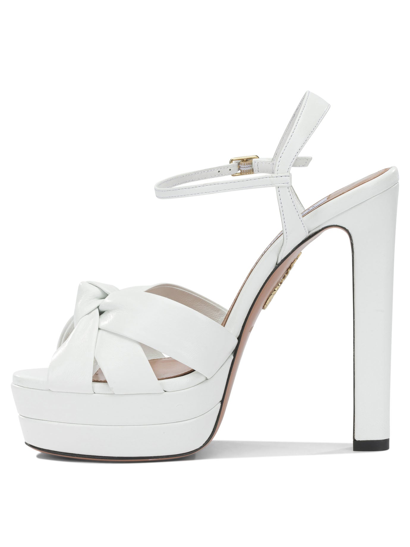 Aquazzura "Nina Plateau 130MM" Heeled sandals - White