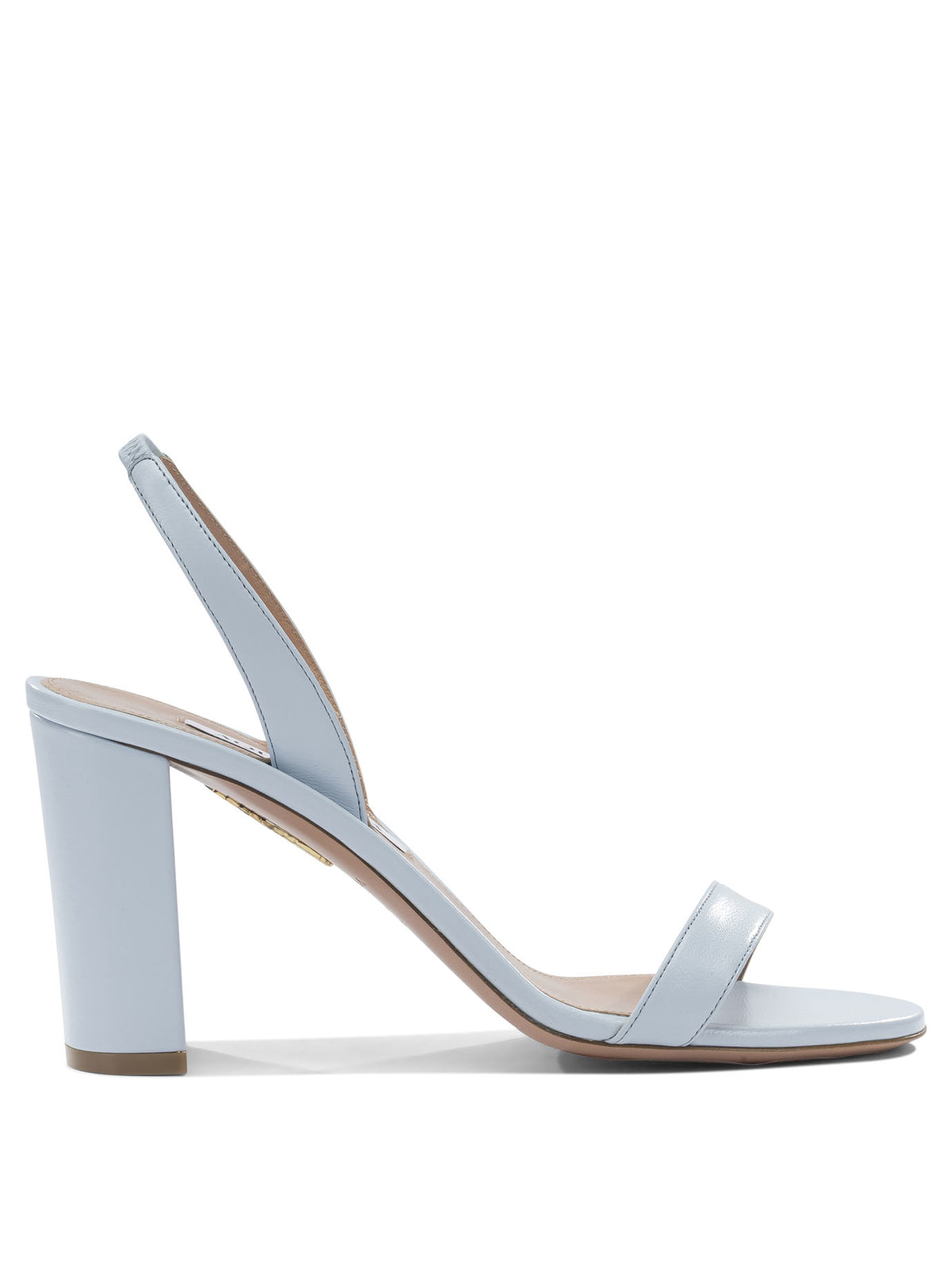 Aquazzura "So Nude Block 85mm" heeled sandals - Light Blue