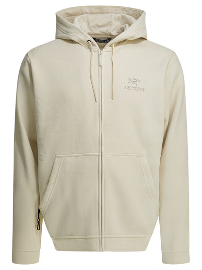 Arc'teryx Zipper Sweatshirt "Emblem FZ" - Beige