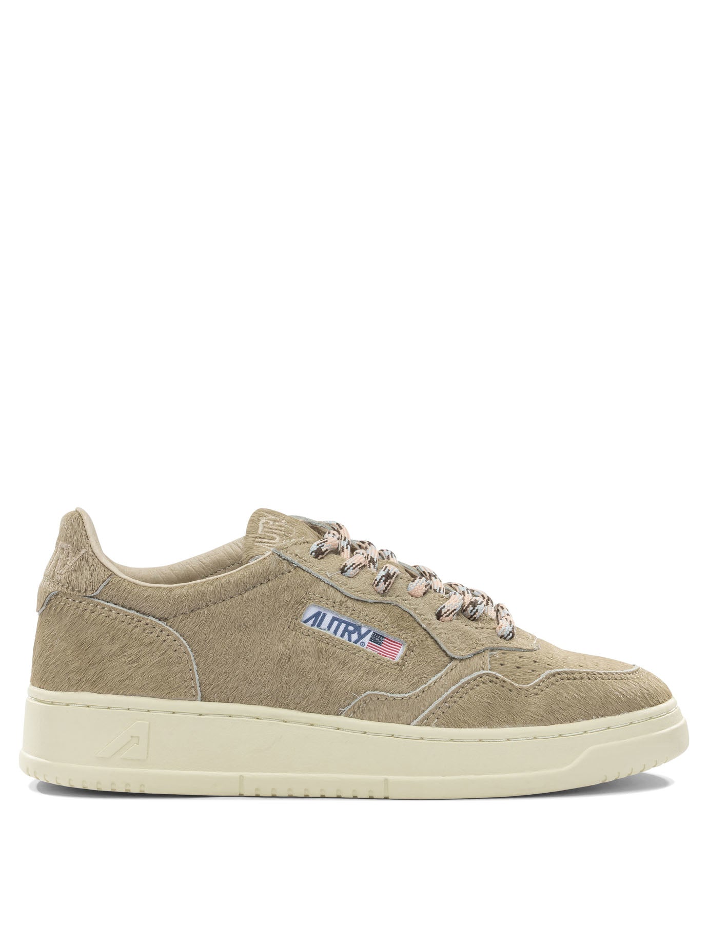 Autry Pony skin effect "Medalist Low" sneaker - Beige