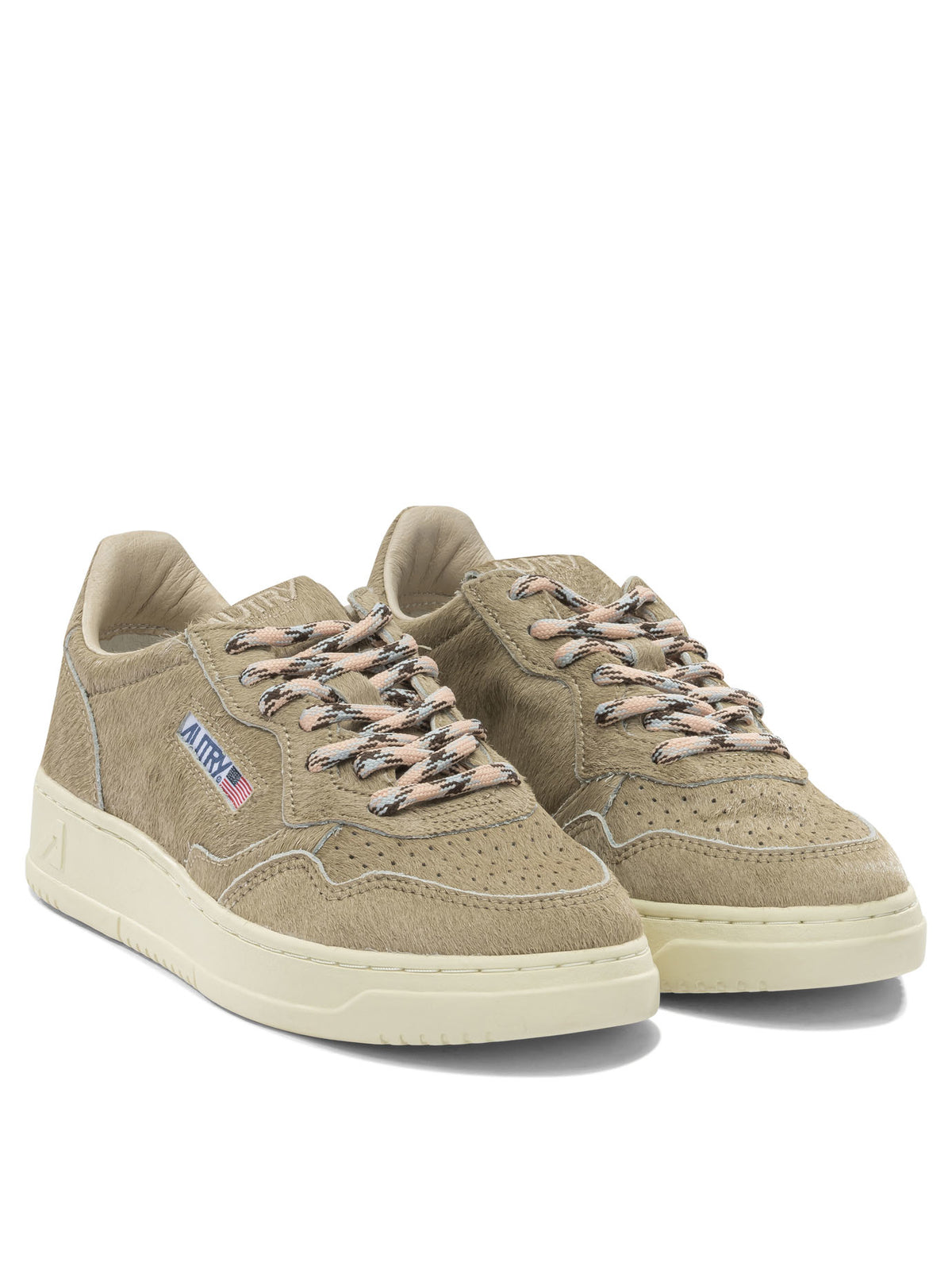 Autry Pony skin effect "Medalist Low" sneaker - Beige