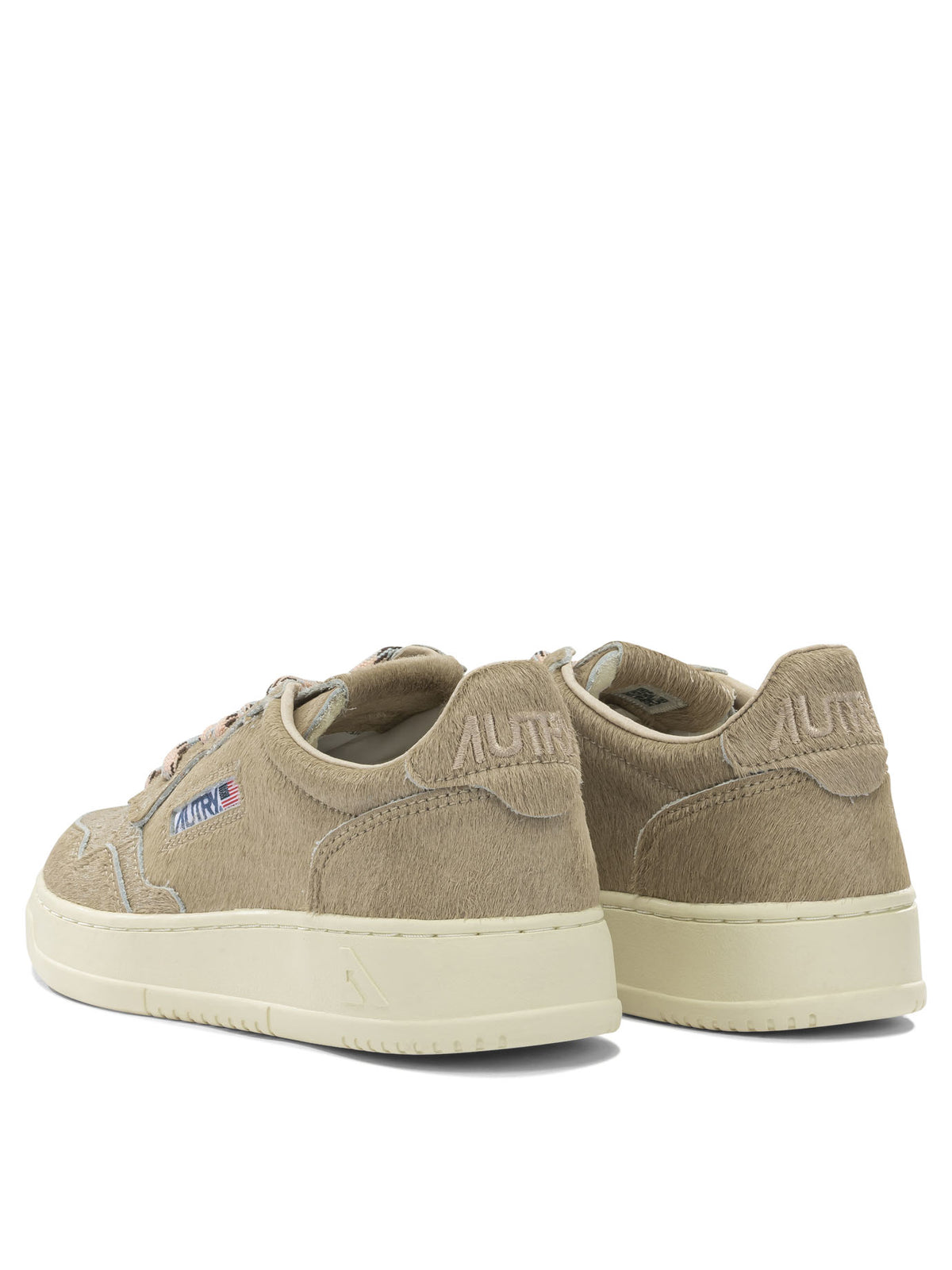 Autry Pony skin effect "Medalist Low" sneaker - Beige