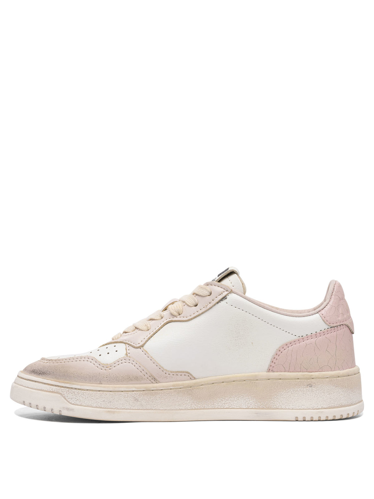 Autry "Medalist Low Super Vintage" Low Top Sneakers - Pink