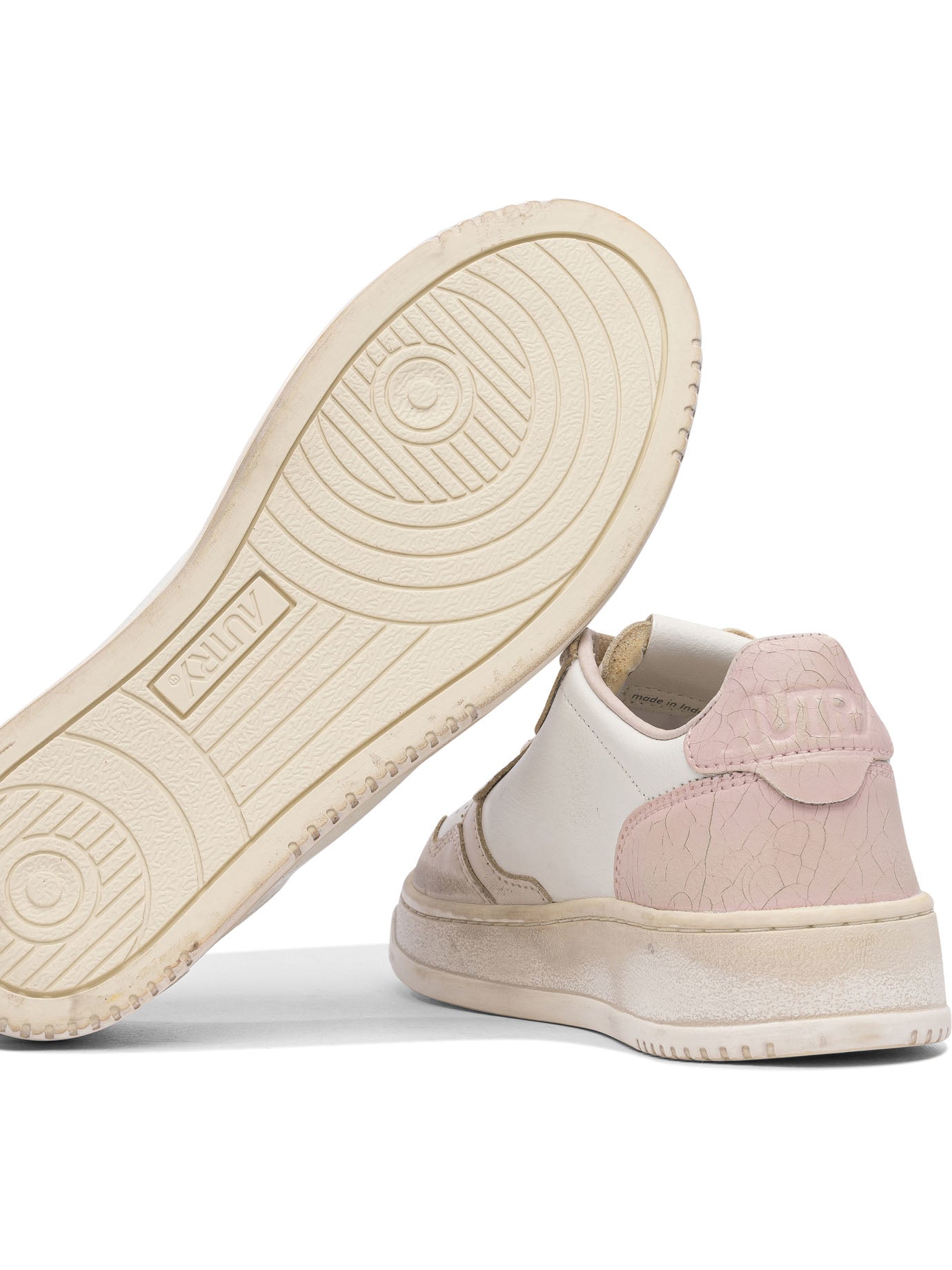 Autry "Medalist Low Super Vintage" Low Top Sneakers - Pink